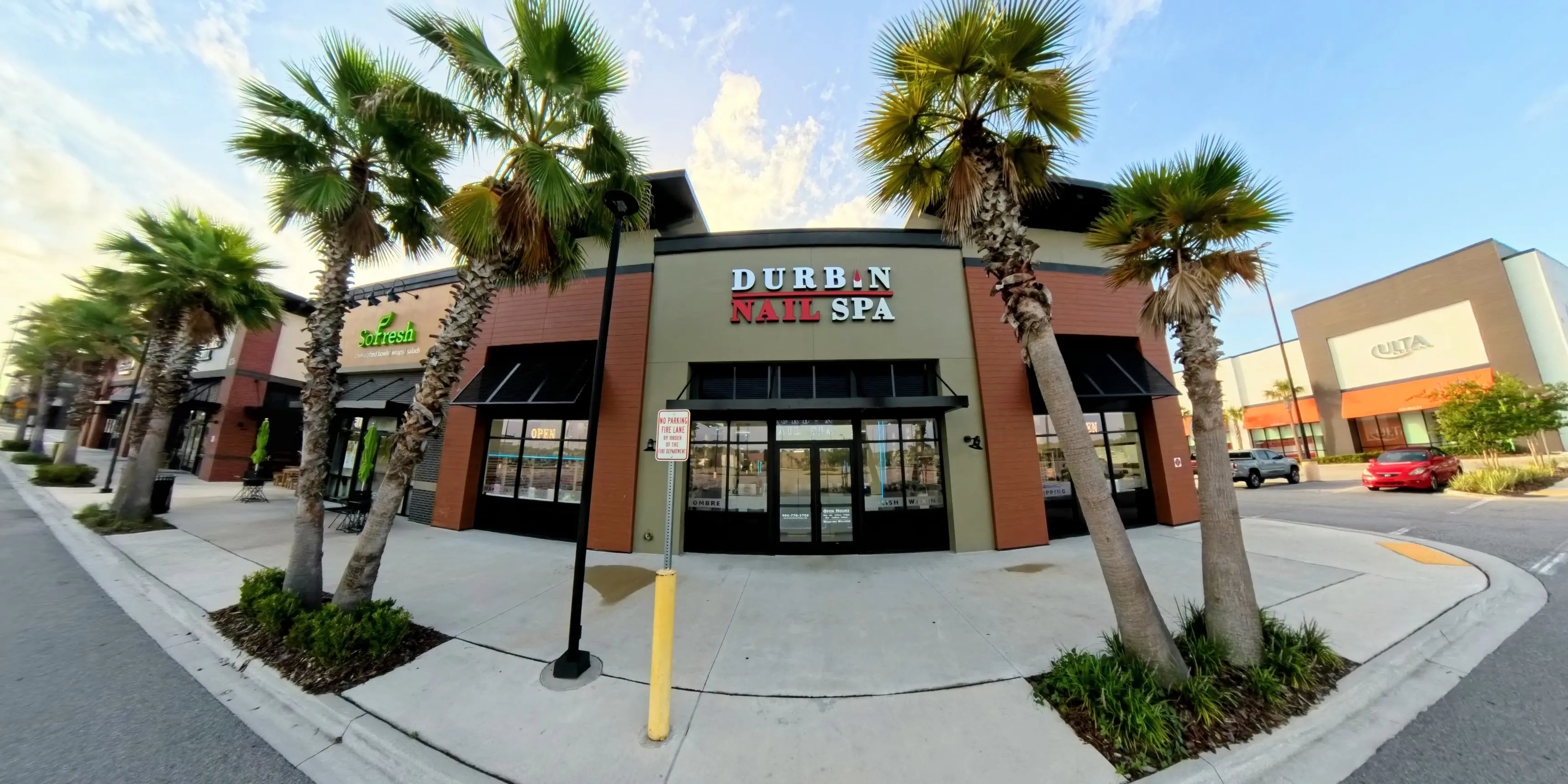Durbin Nail Spa storefront at Durbin Pavilion, St. Johns FL